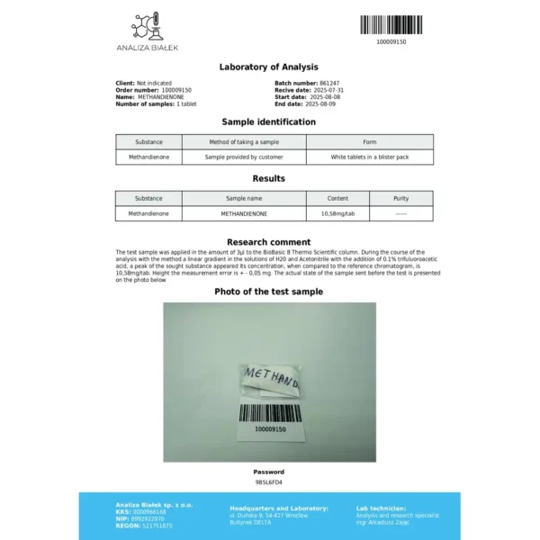Dinabolyn 10 mg (Methandienone)