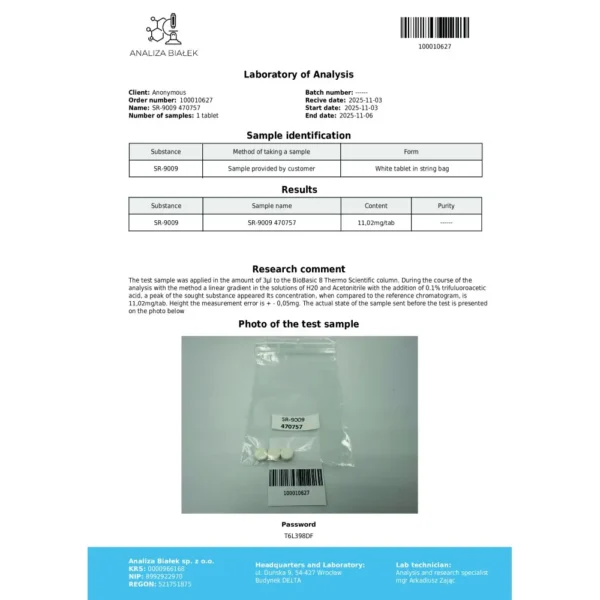 Stenobolic 10 mg (SR-9009)