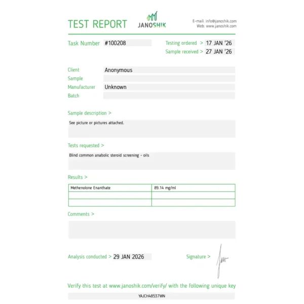 Mentolad 50 mg/ml (Trestolone acetate)