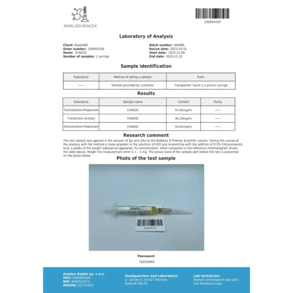 Stakos 150 mg/ml (Cut Stack) 10 x 1 ml