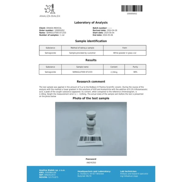 Semaglutide 2 mg